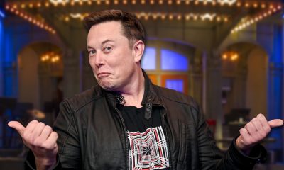 Elon Musk during SNL appearance